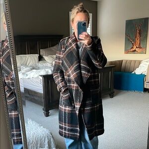 BB Dakota by Steve Madden brown black cream jacket coat Nordstrom